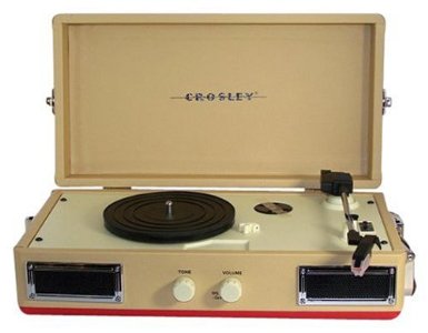 商品原名:crosley cr40-re mini turntable (red) 销售商家:美国