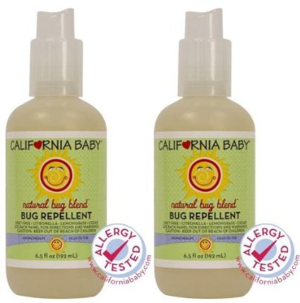 california baby natural bug blend bug repellent spray - 6.