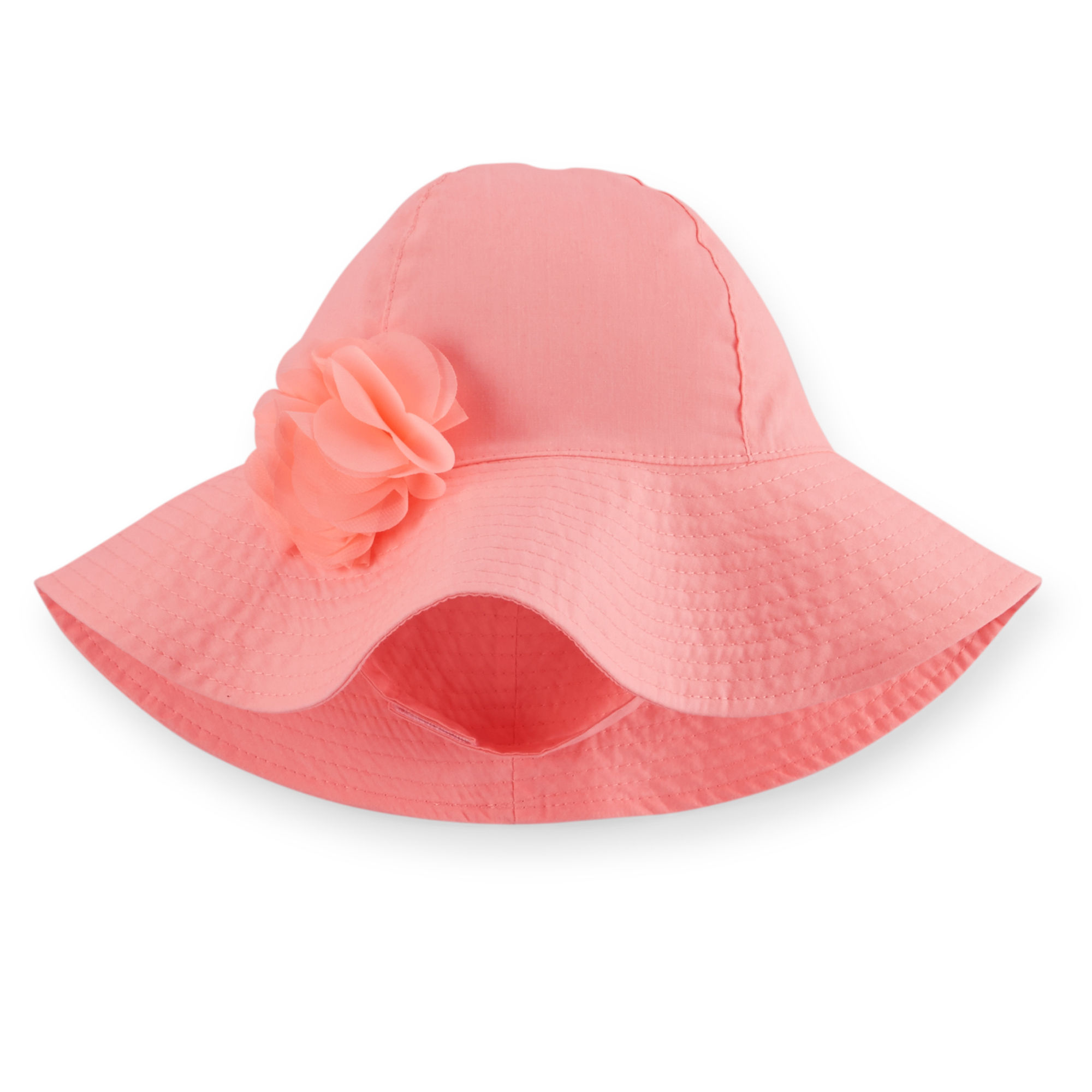 sunhat with chiffon rosette