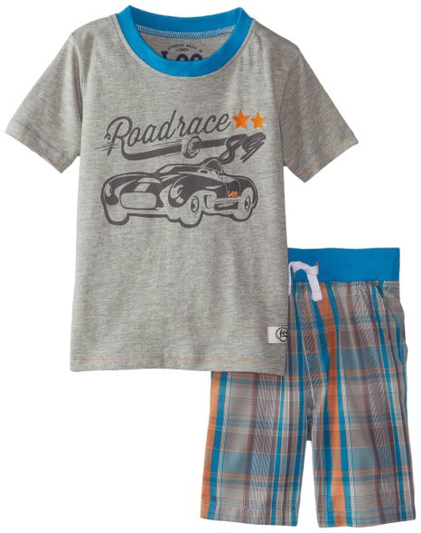 lee little boys roadrace tee short