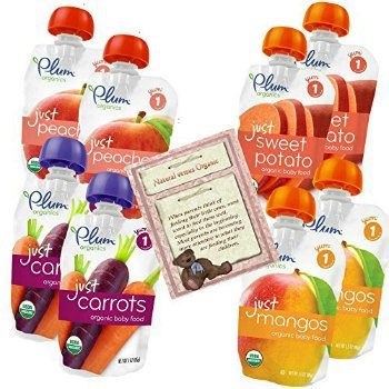 plum organics baby food variety pack of fruits veggies 1st foods